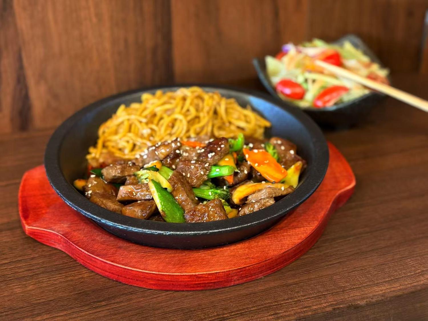 Beef Teriyaki at Bento Teppanyaki, Asian Restaurant in Austin