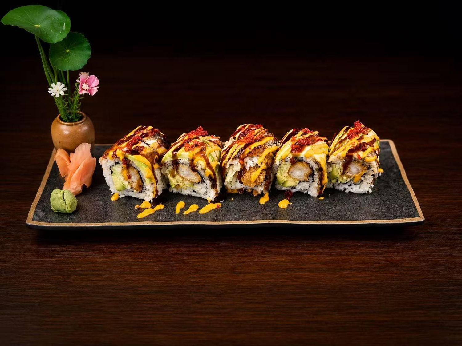Shrimp Tempura Special Roll at Bento Teppanyaki, Asian Restaurant in Austin