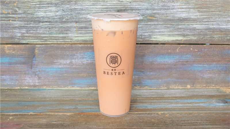 Iced Milk Tea - Classic iced milk tea, creamy and aromatic at Bestea & Sushi, a Japanese restaurant in Oviedo