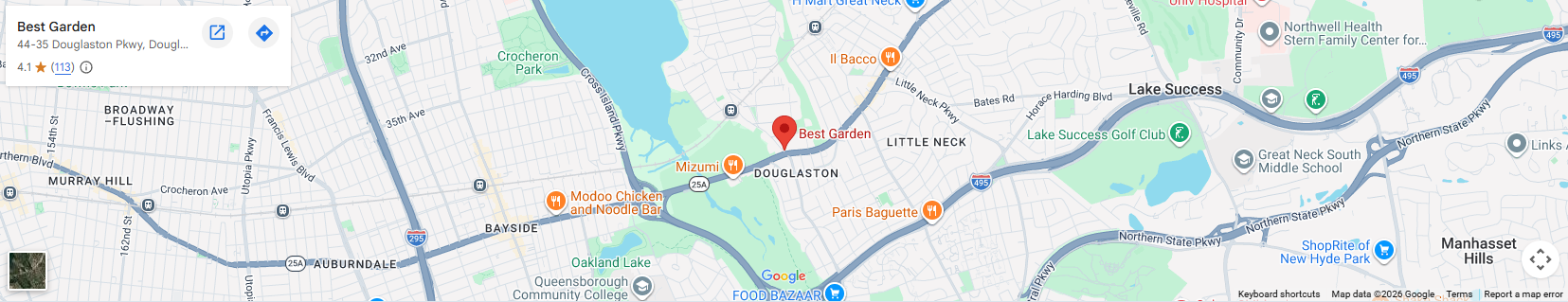 Location 44-35 Douglaston Pkwy, Douglaston, NY 11363, United States