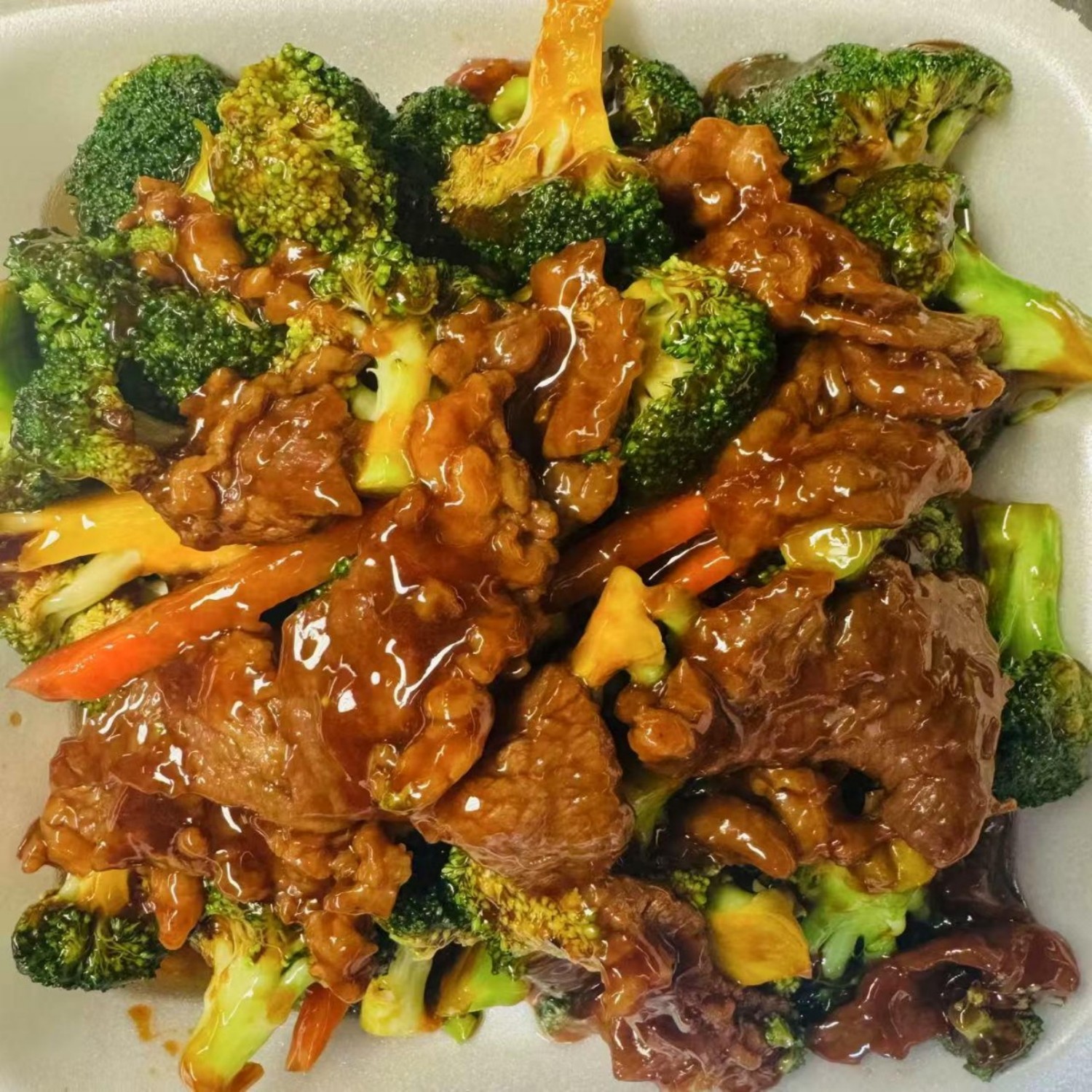 Beef broccoli at Good Taste - Chinese Food & Wings, a Chinese restaurant in Columbia