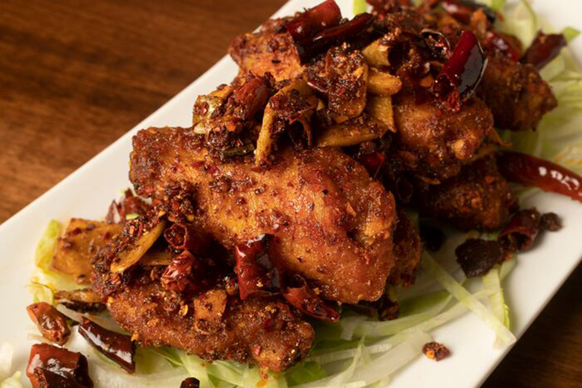 Dry Pepper Chicken Wings at Mama Wong，a Chinese Restaurant in Exton