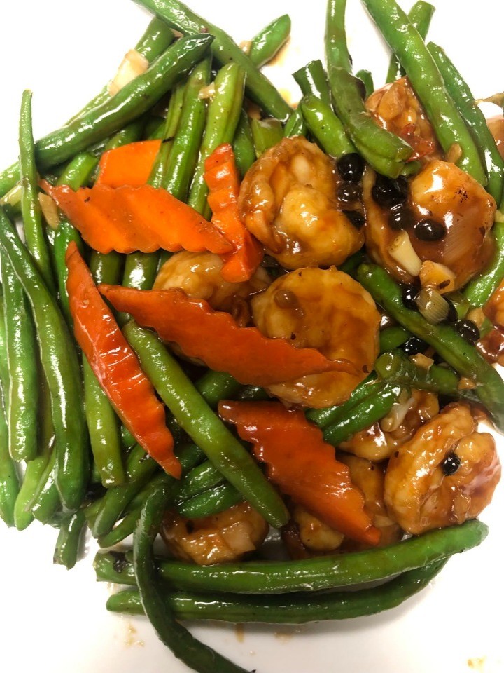 Green Bean Prawn(Seasonal) at Best Taste Restaurant, a Chinese Restaurant in Campbell