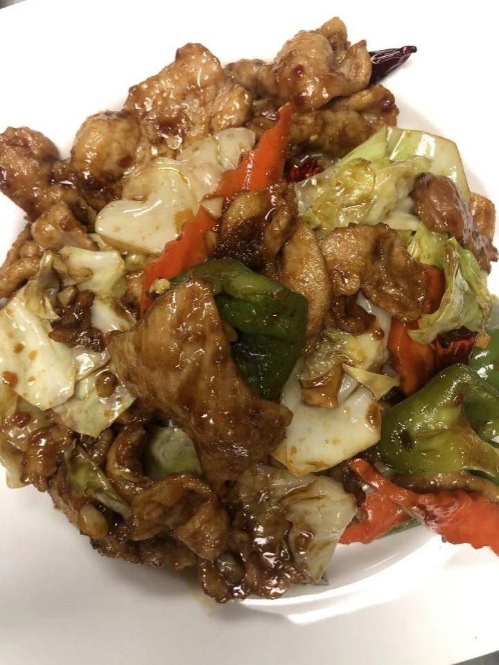 Twice Cooked Pork at Best Taste Restaurant, a Chinese Restaurant in Campbell