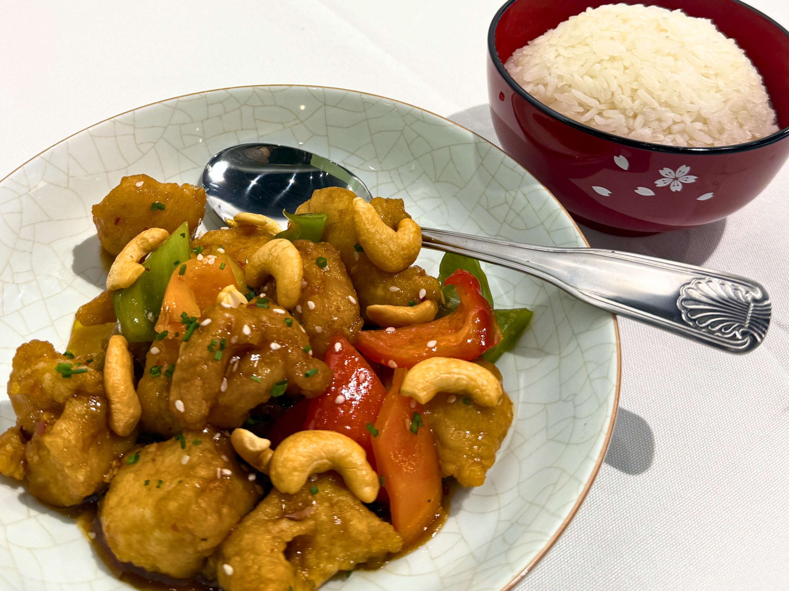 Big-8-Chinese-Restaurant-Cashew-Chicken-Lincoln Tasty chicken with cashews and bell peppers at Big 8, a Chinese Restaurant in Lincoln