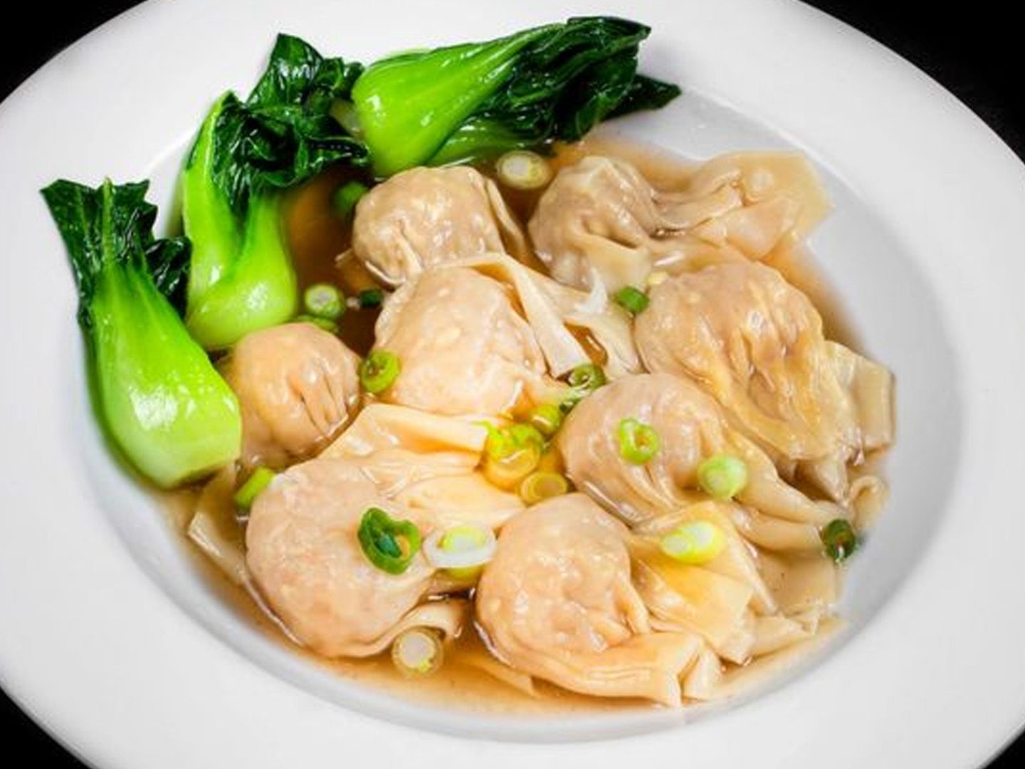 Hong Kong Soup Wonton at Big Boss (Edmond) Noodle + Chicken + Tea, an Asian Restaurant in Edmond
