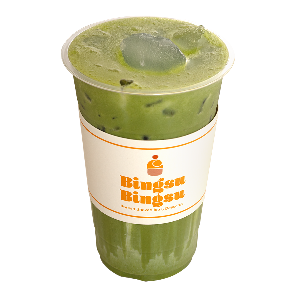 Gardenia Green Tea at Bingsu Bingsu，a Dessert Shop in Arcadia