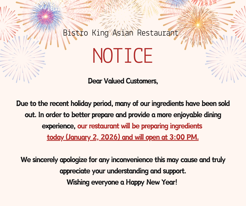 Restaurant Event Notice