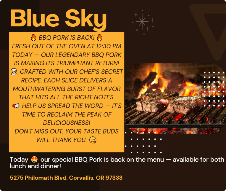 BBQ PORK IS BACK