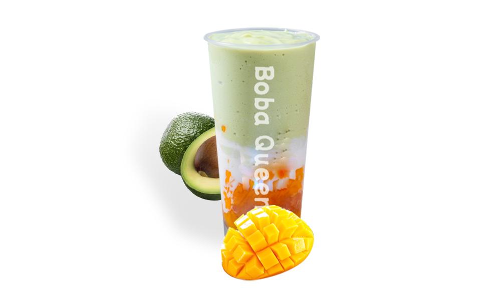 Avocado Mango Dew at Boba Queen，a Bubble Tea Shop in Twinsburg