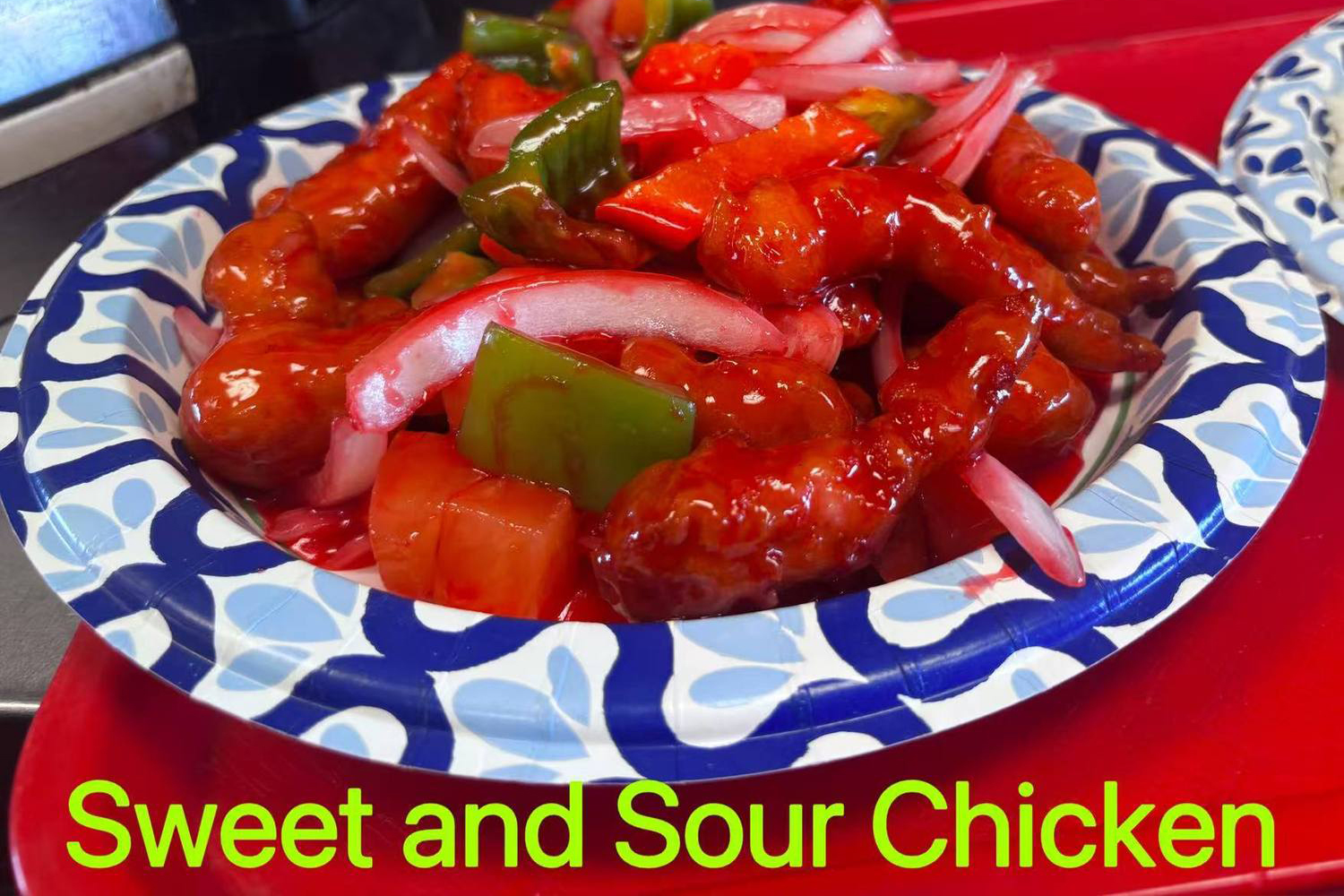 Sweet and Sour Chicken at Bo Bo China Chinese Restaurant in Peoria