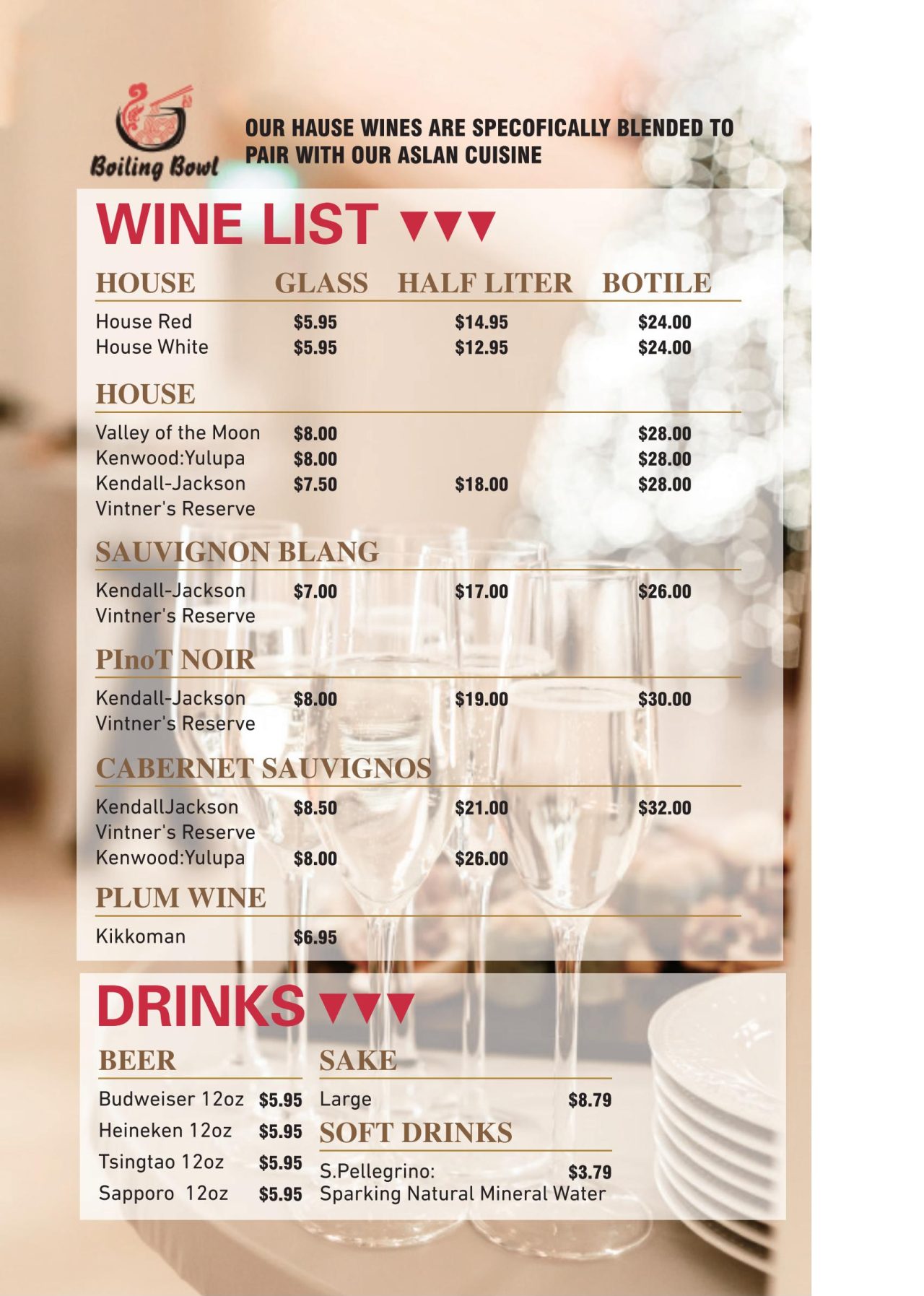 Restaurant menu 9