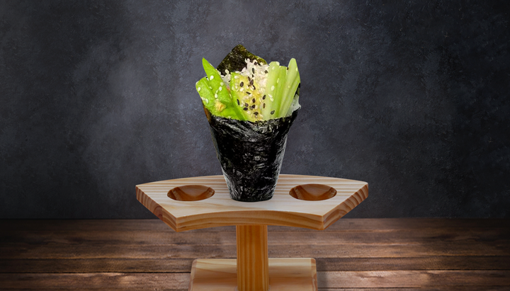 California hand roll with veggies at Botan Sushi, a Japanese Restaurant in Irvine