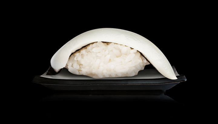 2 pieces of escolar nigiri at Botan Sushi, a Japanese Restaurant in Irvine