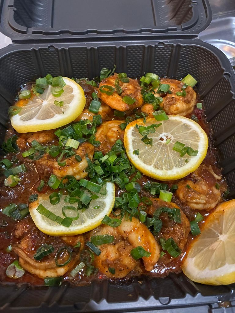 BBQ Shrimp at Bourbon Street Sweet & Savory, Asian Fusion Restaurant in Yucaipa