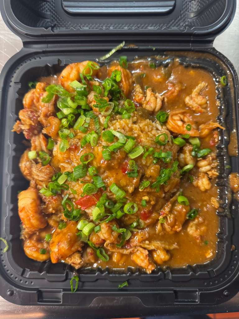 Jambalaya at Bourbon Street Sweet & Savory, Asian Fusion Restaurant in Yucaipa