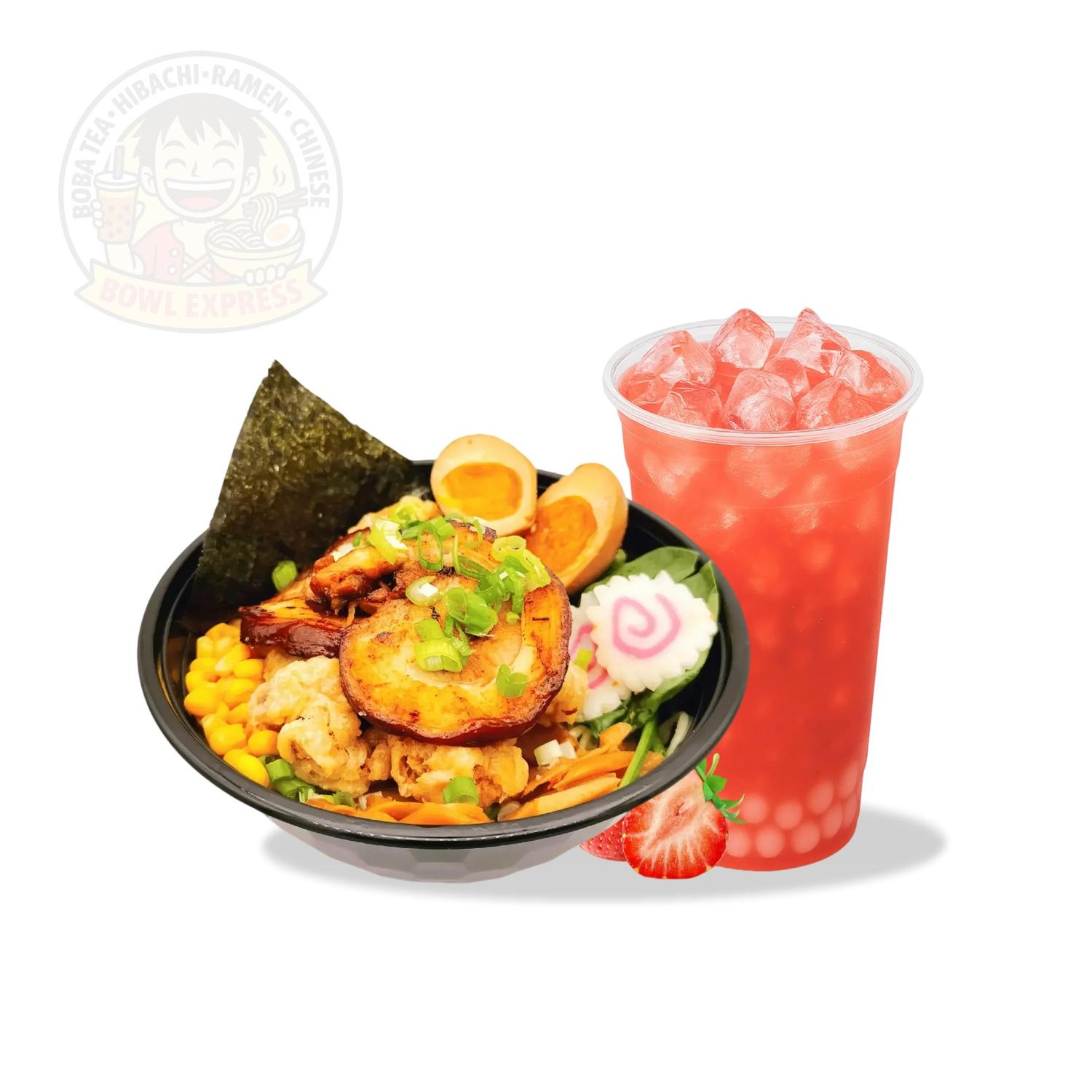 House Ramen Combo at Bowl Express Asian Grill, a Asian Fusion Restaurant in Cheektowaga