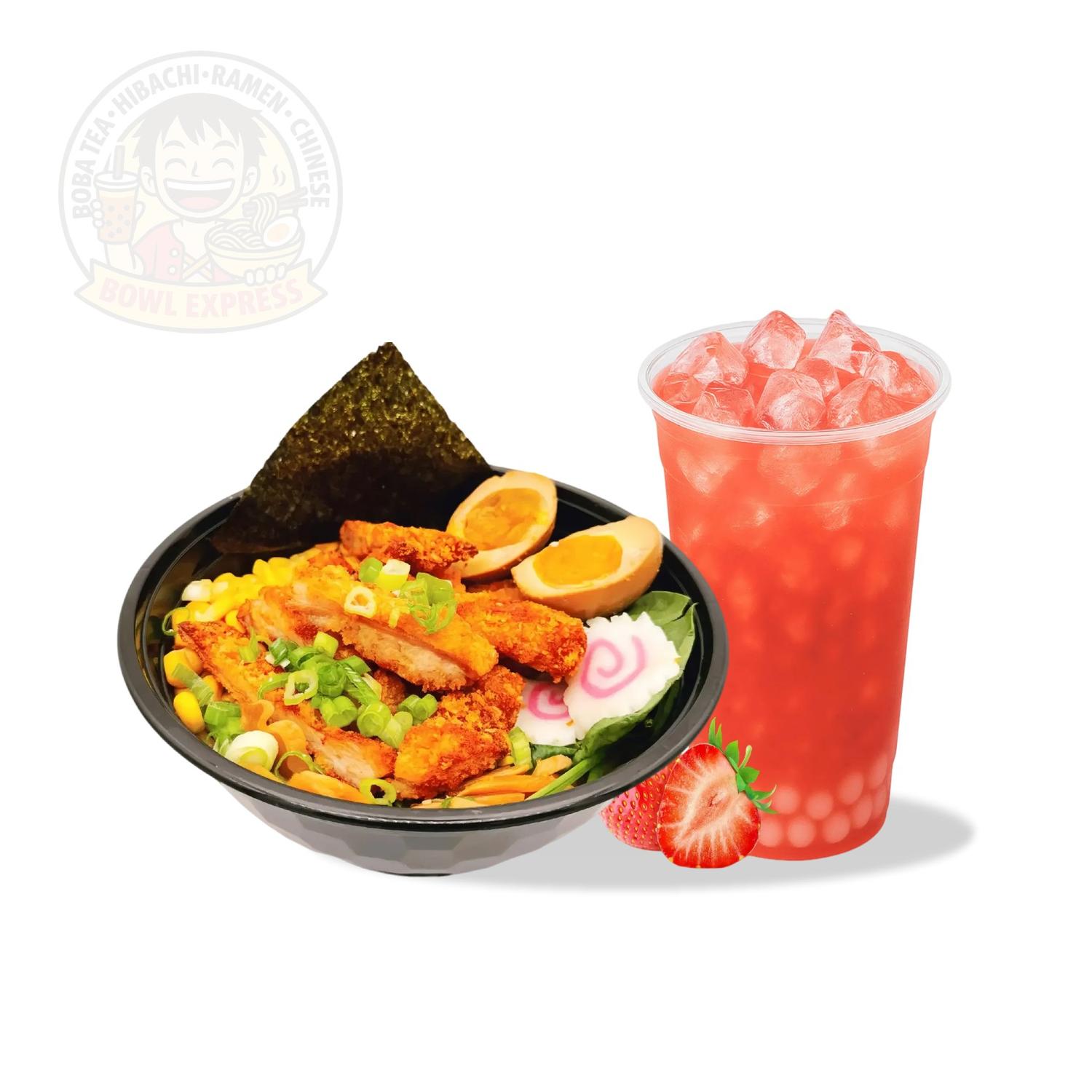 Katsu Ramen Combo at Bowl Express Asian Grill, a Asian Fusion Restaurant in Cheektowaga