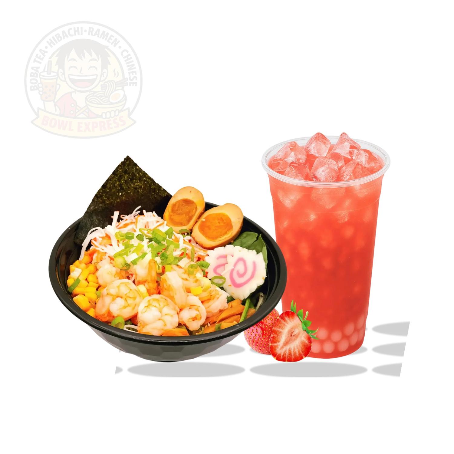 Seafood Ramen Combo at Bowl Express Asian Grill, a Asian Fusion Restaurant in Cheektowaga