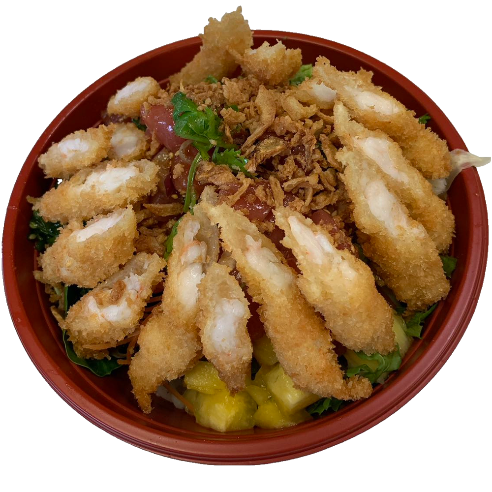 Poke-CO-2016-Bowl-Poke-Bowl-Restaurant-Tempura-Shrimp-Bowl-Bristol Tempura shrimp bowl at Poke CO 2016 Bowl Poke Bowl Restaurant in Bristol