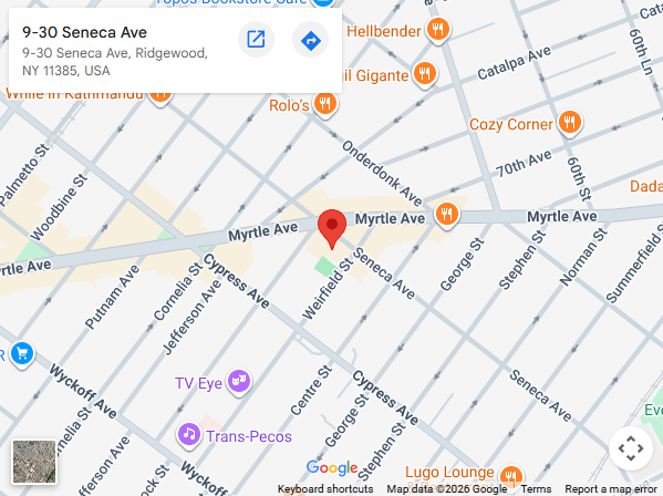 Location, 9-30 Seneca Ave, Ridgewood, NY 11385 Location, 9-30 Seneca Ave, Ridgewood, NY 11385