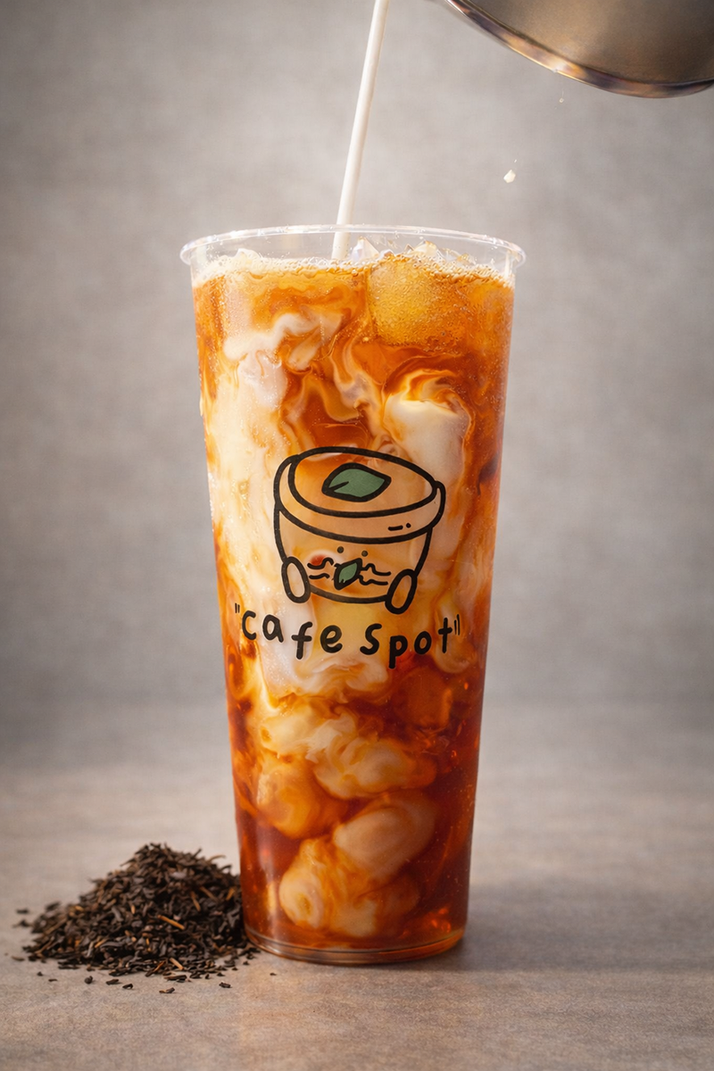 Iced Milk Tea at Cafe Spot，a Coffee & Light Meal Cafe in Temple City