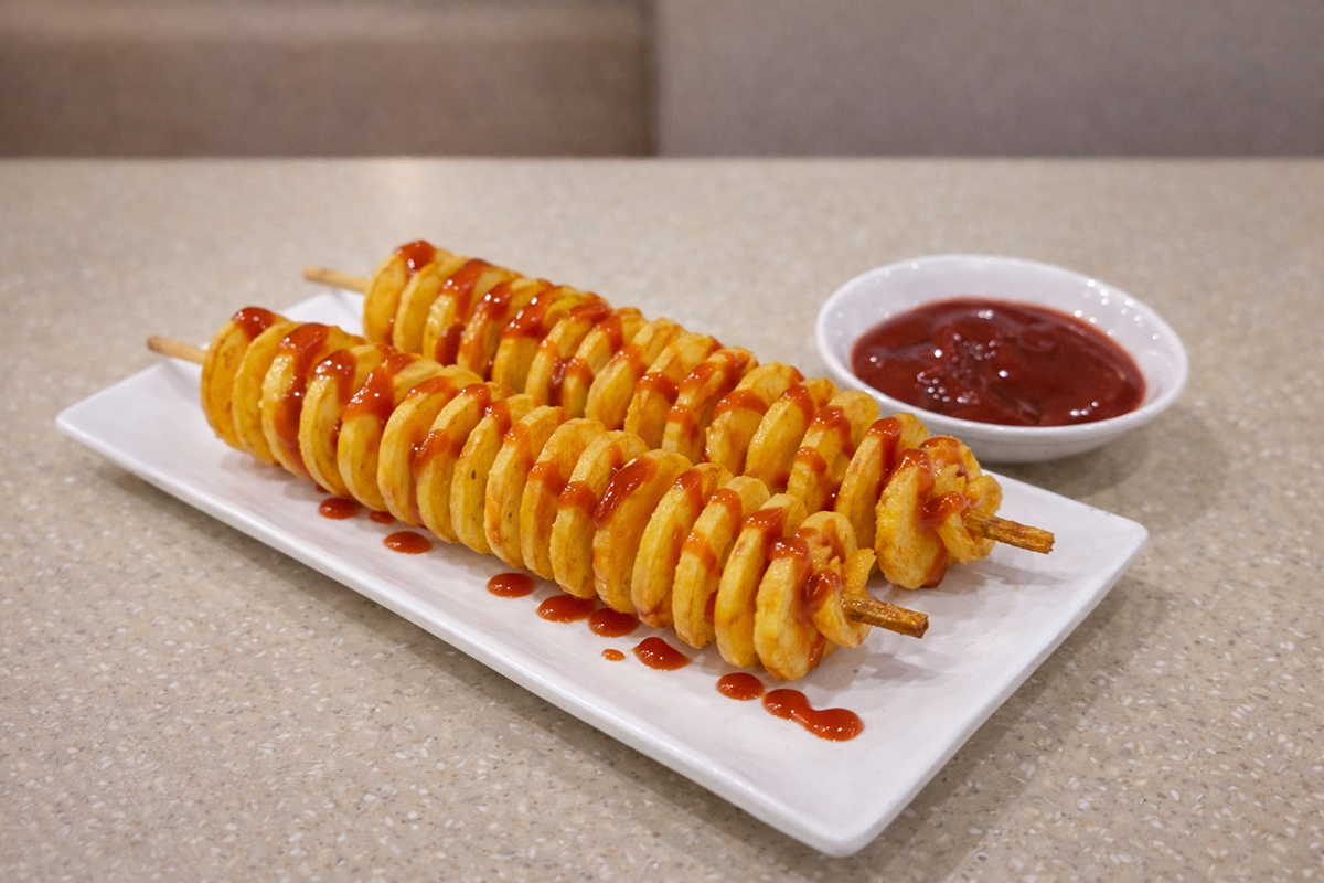 Tornado Potato Tower at Cafe Spot，a Coffee & Light Meal Cafe in Temple City