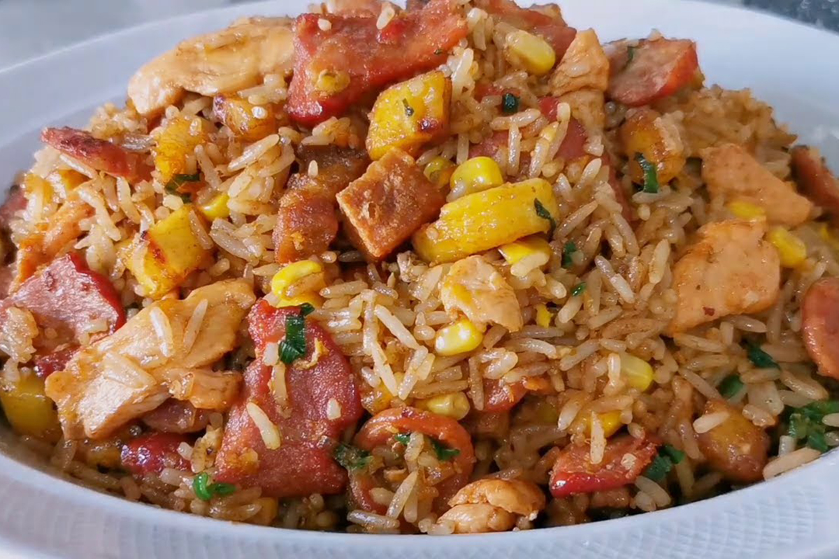 Arroz Paisa at Candela Viva，a Colombian Restaurant in Boise