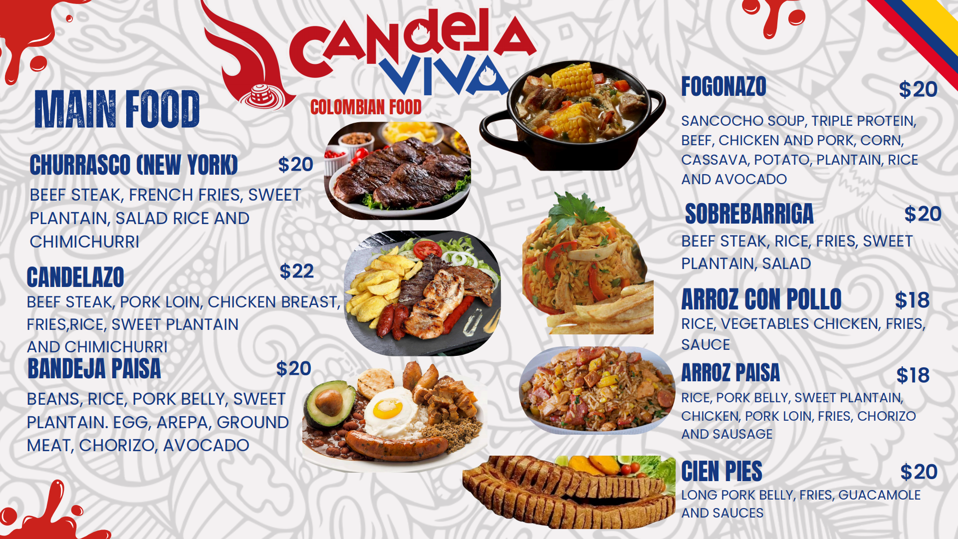 Restaurant menu 3