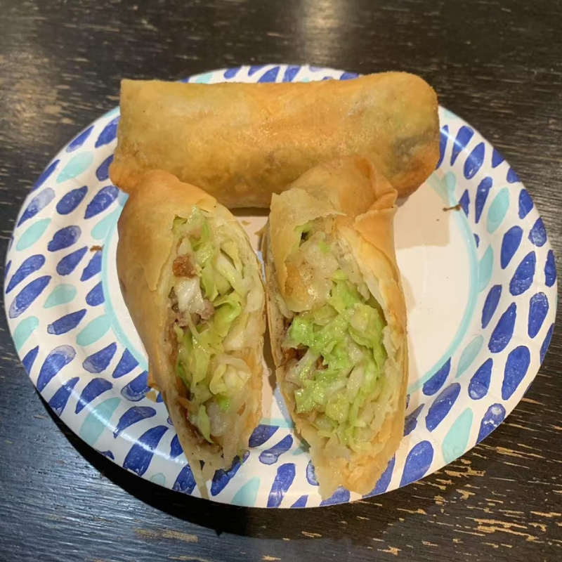 Crispy rolls stuffed with duck and veggies. a Chinese Restaurant in Oneida.