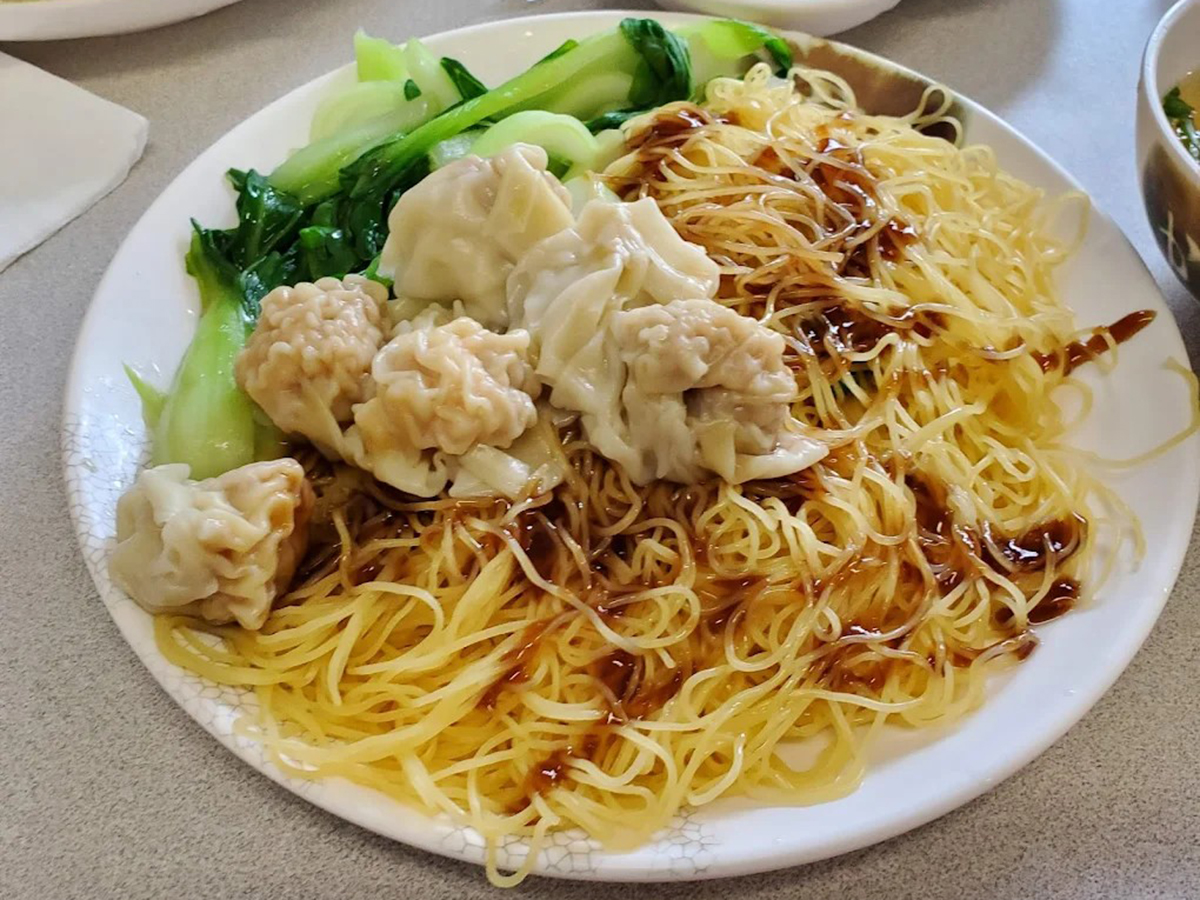 Wonton Noodle at Canton Wonton House，a Chinese Restaurant in Seattle
