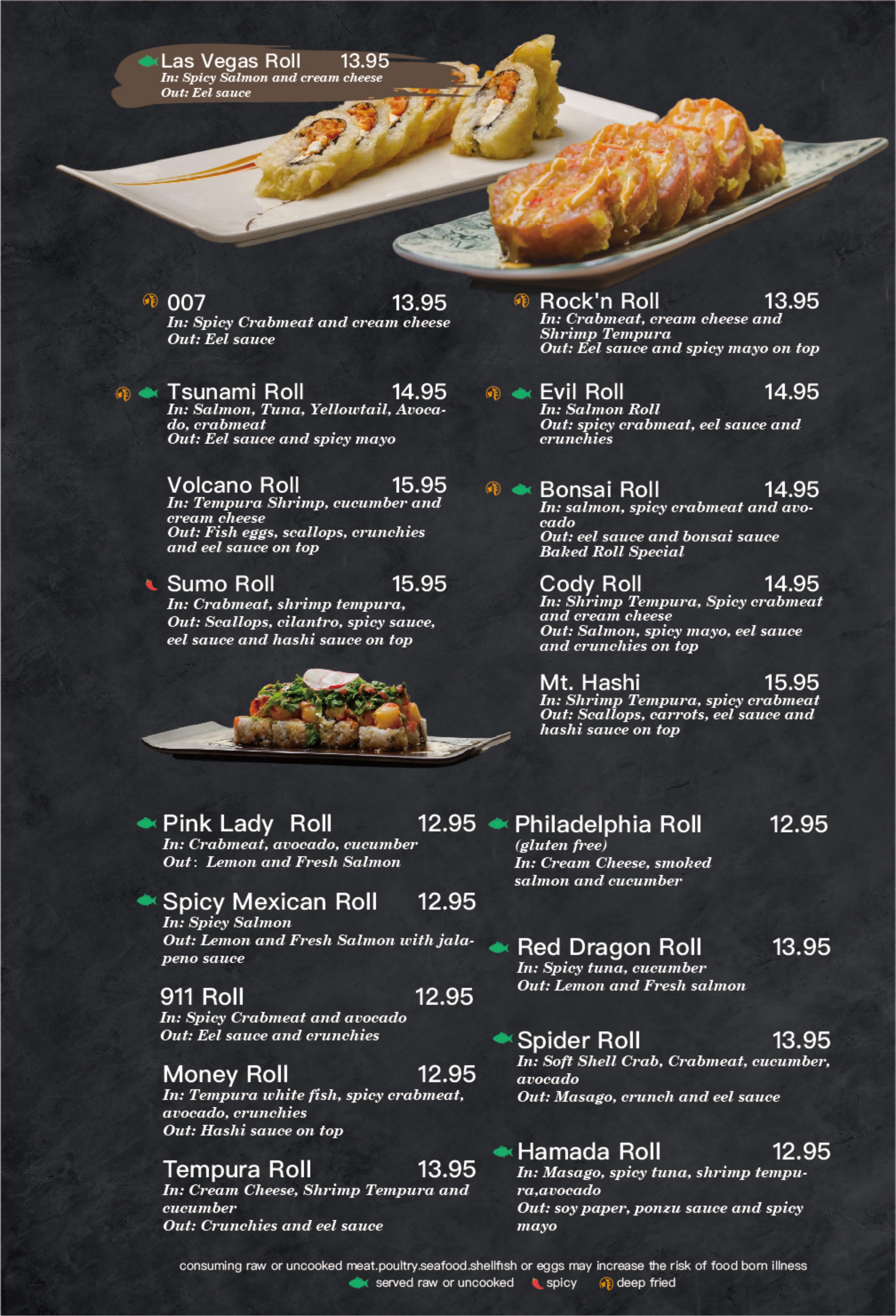 Menu | Ninja Japanese Steakhouse - Japanese Restaurant | Online