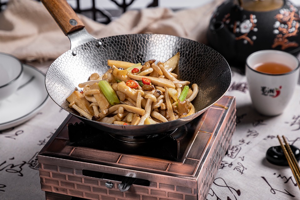 Griddle Mixed Mushroom at Chef Tan, Chinese Restaurant in Rockville
