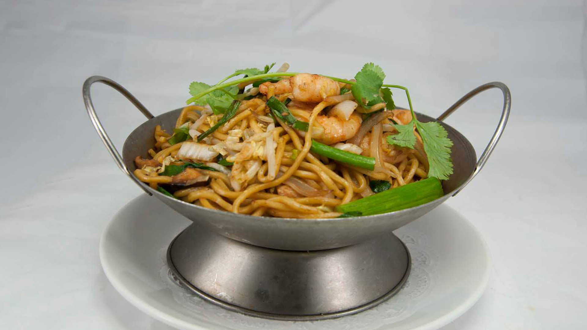 Shrimp lo mein at Cherry Amber, a Asian Fusion Restaurant in Plainview