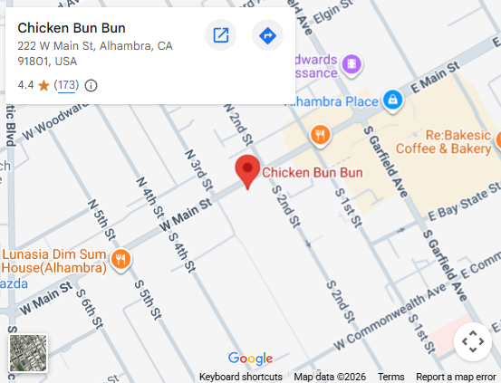 Location, 222 W Main St, Alhambra, CA 91801