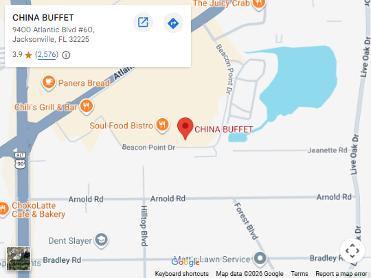 Location, 9400 Atlantic Blvd #60, Jacksonville, FL 32225 Location, 9400 Atlantic Blvd #60, Jacksonville, FL 32225