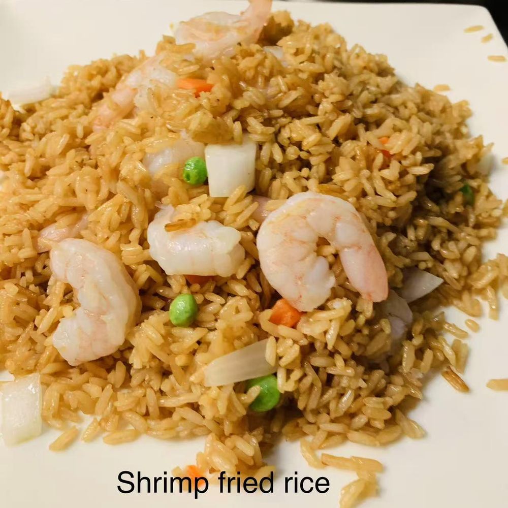 Shrimp fried rice with mixed vegetables at China Cook, a Chinese Restaurant in Owens Cross Roads