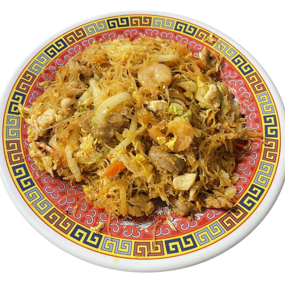 Flavorful Singapore rice noodles with shrimp at China Cuisine, a Chinese Restaurant in Okemah