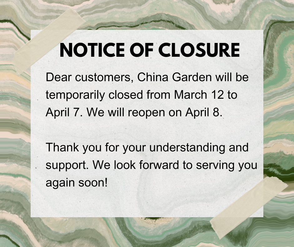 Notice of Closure