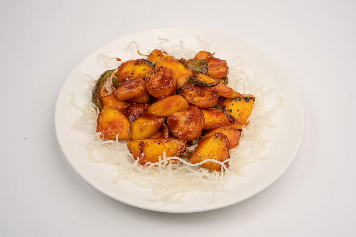 Sweet and Sour Pork at China House，a Chinese Restaurant in Scotch Plains