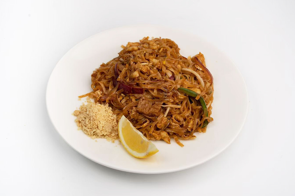 Pad Thai Noodles at China House，a Chinese Restaurant in Scotch Plains