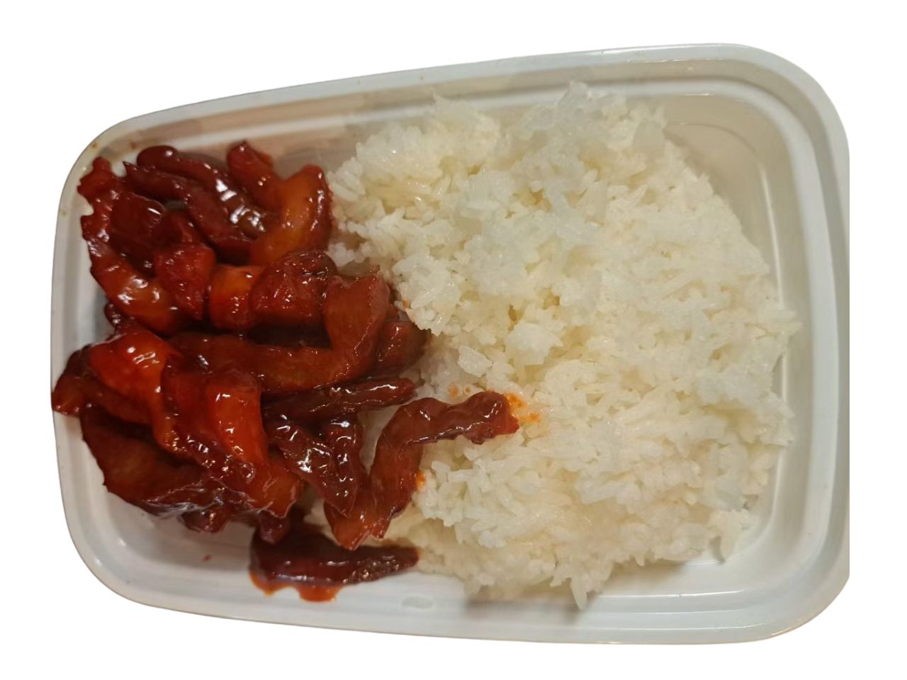 Combination boneless spare ribs with rice at China House, a Chinese Restaurant in Jacksonville