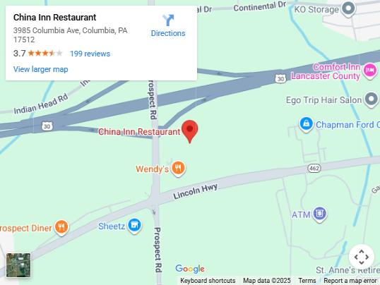 Location, 3985 Columbia Ave, Columbia, PA 17512 3985 Columbia Ave, Columbia, PA 17512