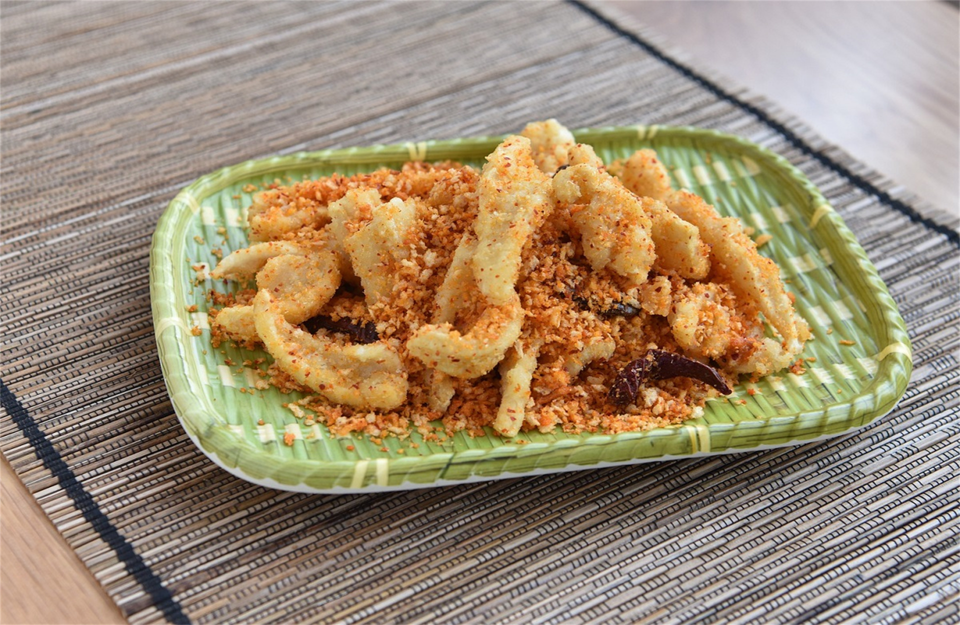 salt pepper squid at China moon, a Chinese restaurant in Collingdale
