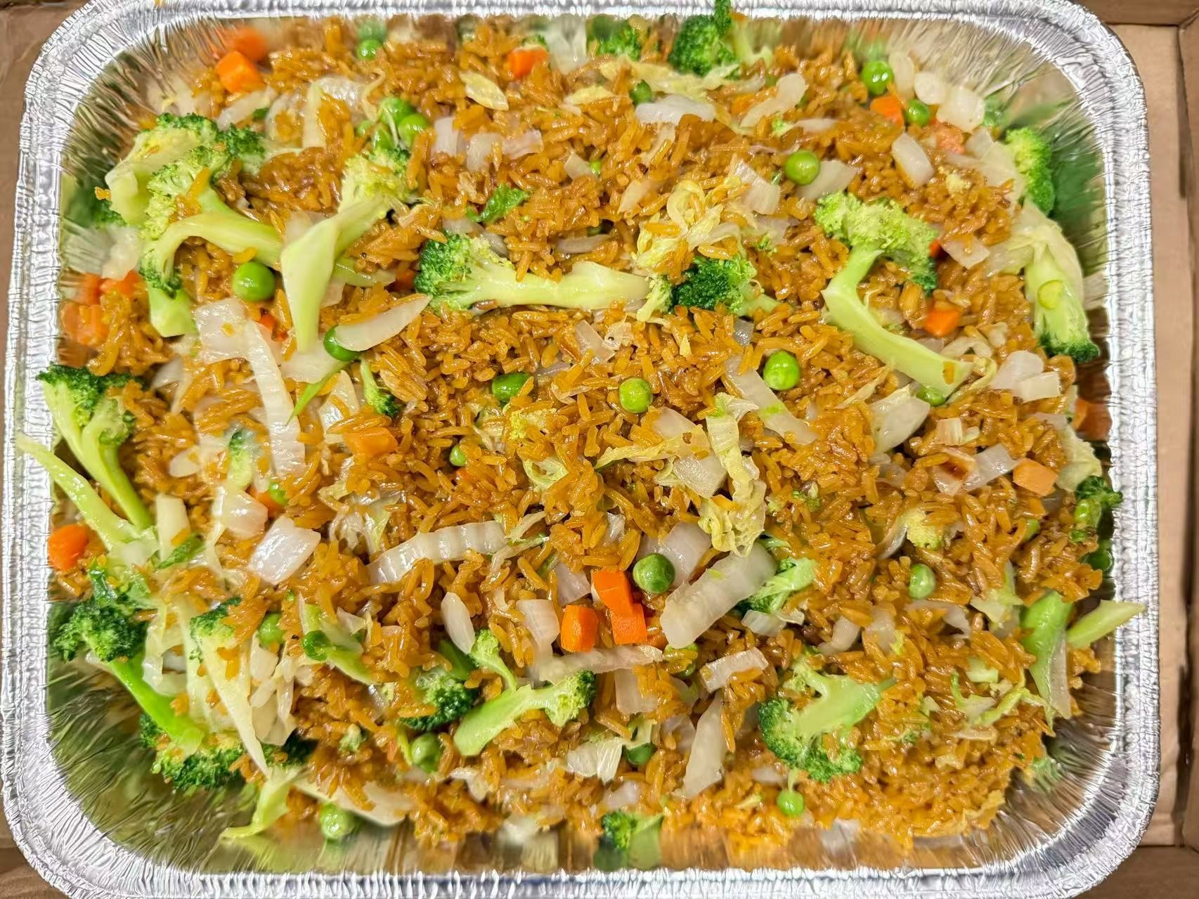 Rice with mixed veggies at China one,a Chinese Restaurant in Whitsett