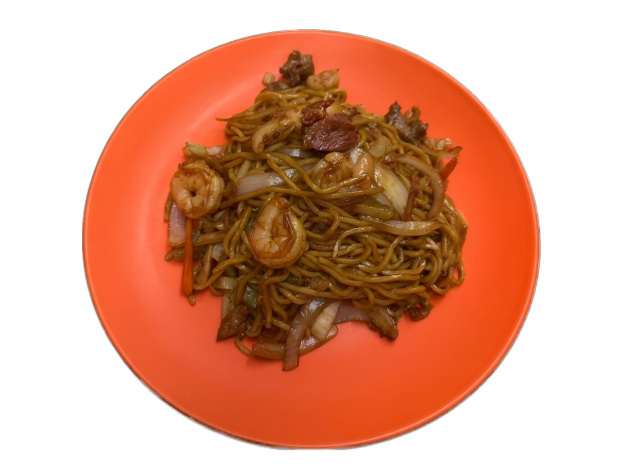 Shrimp Lo Mein at China Taste, Chinese Restaurant in Bus South