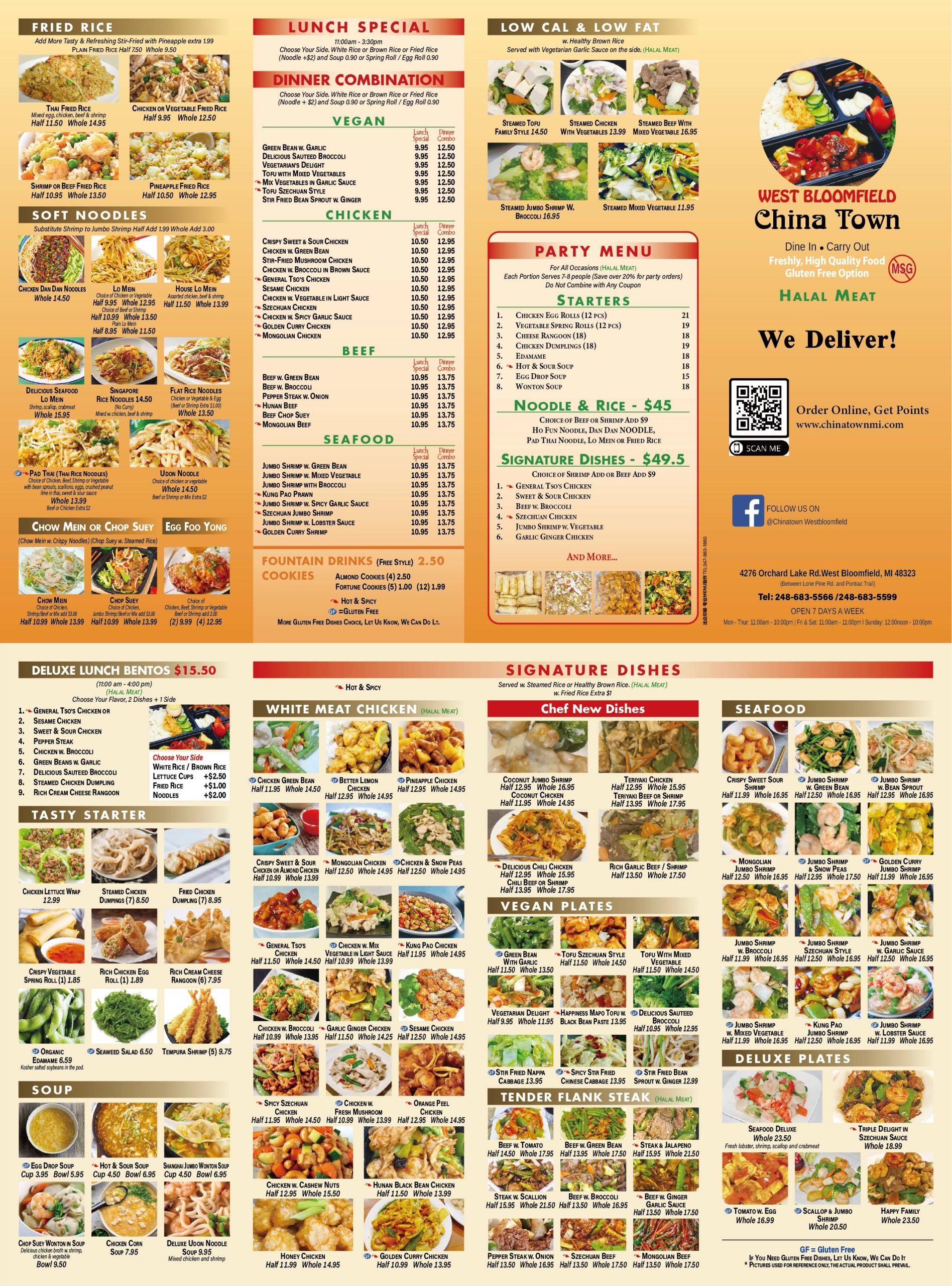Chinatown-Halal-West-Bloomfield-Menu