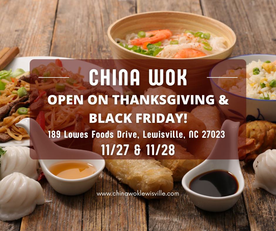 OPEN on both Thanksgiving Day and Black Friday this year!