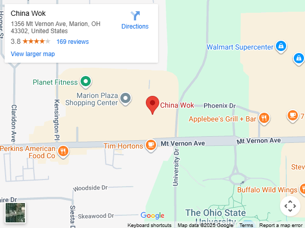 Location, 1356 Mount Vernon Avenue, Marion, OH 43302