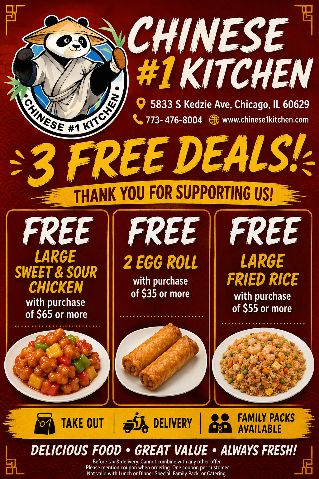 Chinese #1 Kitchen - Chinese Restaurant | Online Order | Chicago | IL